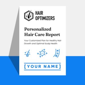 Personalized Hair Care Report